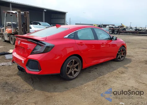 2018 Honda Civic Si из США, поврежденный, VIN 2HGFC1E56JH703600